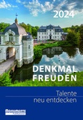 Cover: Denkmal-Freuden 2024 - Monumente Publikationen. Der Verlag der Deutschen Stiftung Denkmalschutz