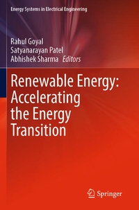 Enlarge image Cover: Renewable Energy: Accelerating the Energy Transition - Springer