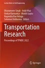 Cover: Transportation Research - Springer