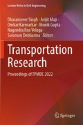 Cover: Transportation Research - Springer