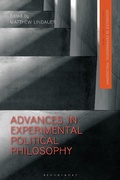 Cover: Advances in Experimental Political Philosophy - Bloomsbury Academic