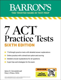 Enlarge image Cover: 7 ACT Practice Tests, Sixth Edition + Online Practice - Kaplan Publishing