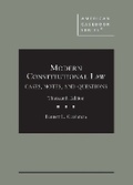 Cover: Modern Constitutional Law - West Academic Press