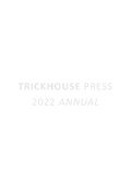Cover: Trickhouse Press 2022 Annual - Trickhouse Press