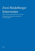 Cover: Zwei Heidelberger Scherzreden - Lit Verlag