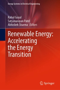 Enlarge image Cover: Renewable Energy: Accelerating the Energy Transition - Springer
