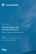 Cover: Sustainability and Climate Services - MDPI AG