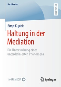 Abbildung von: Haltung in der Mediation - Springer