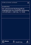 Cover: Der unbestimmte Rechtsbegriff der Angelegenheit von erheblicher Bedeutung i.S.d. &sect;&sect; 1628 S. 1, 1687 Abs. 1 S. 1 BGB - St&auml;mpfli Verlag AG