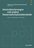 Cover: Umstrukturierungen und andere Steueraufschubstatbest&auml;nde - Cosmos-Verlag
