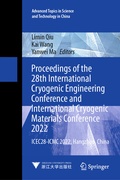 Cover: Proceedings of the 28th International Cryogenic Engineering Conference and International Cryogenic Materials Conference 2022 - Springer