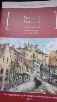 Enlarge image Cover: Recht und Rechnung - Stiftung z. Förd. d. pfälz. Geschichtsforsch.
