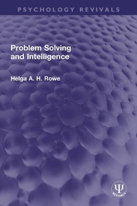 Abbildung von: Problem Solving and Intelligence - Taylor & Francis