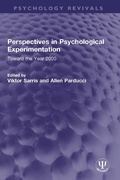 Cover: Perspectives in Psychological Experimentation - Taylor & Francis