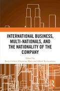 Cover: International Business, Multi-Nationals, and the Nationality of the Company - Taylor & Francis