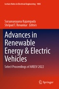Cover: Advances in Renewable Energy & Electric Vehicles - Springer