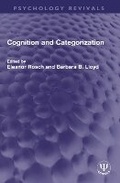 Cover: Cognition and Categorization - Routledge