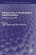 Cover: Perspectives in Psychological Experimentation - Routledge