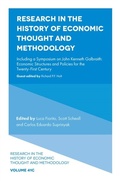 Cover: Research in the History of Economic Thought and Methodology - Emerald Publishing Limited