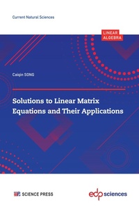 Abbildung von: Solutions to Linear Matrix Equations and Their Applications - EDP sciences