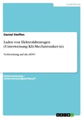 Cover: Laden von Elektrofahrzeugen (Unterweisung Kfz-Mechatroniker:in) - GRIN Verlag