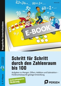 Abbildung von: Schritt für Schritt durch den Zahlenraum bis 100 - Persen Verlag