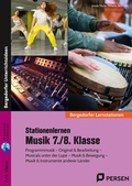 Cover: Stationenlernen Musik 7./8. Klasse - Persen Verlag in der AAP Lehrerwelt GmbH