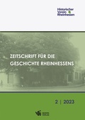 Cover: Zeitschrift f&uuml;r die Geschichte Rheinhessens - Worms Verlag