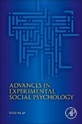 Cover: Advances in Experimental Social Psychology: Volume 69 - Academic Press