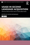 Cover: Usage in Second Language Acquisition - Routledge