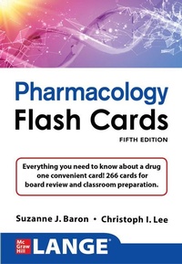 Enlarge image Cover: LANGE Pharmacology Flash Cards, Fifth Edition - McGraw-Hill Education