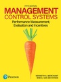 Cover: Management Control Systems - Pearson Education Limited