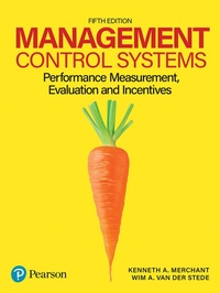 Abbildung von: Management Control Systems - Pearson Education Limited
