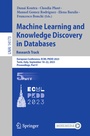 Cover: Machine Learning and Knowledge Discovery in Databases: Research Track - Springer