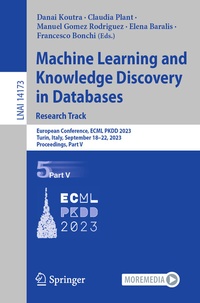 Enlarge image Cover: Machine Learning and Knowledge Discovery in Databases: Research Track - Springer
