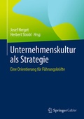 Cover: Unternehmenskultur als Strategie - Springer Gabler