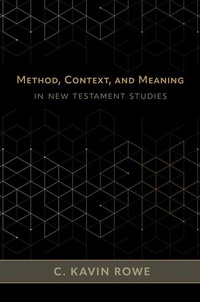 Enlarge image Cover: Method, Context, and Meaning in New Testament Studies - William B Eerdmans Publishing Co