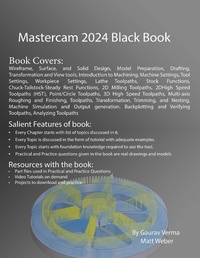 Abbildung von: Mastercam 2024 Black Book - CADCAMCAE Works