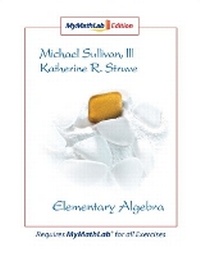 Abbildung von: Elementary Algebra MyLab Math Edition - Pearson
