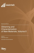 Cover: Obtaining and Characterization of New Materials, Volume II - MDPI AG