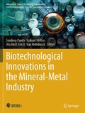 Cover: Biotechnological Innovations in the Mineral-Metal Industry - Springer