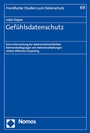 Cover: Gefühlsdatenschutz - Nomos