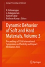 Cover: Dynamic Behavior of Soft and Hard Materials, Volume 3 - Springer