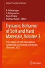 Cover: Dynamic Behavior of Soft and Hard Materials, Volume 3 - Springer