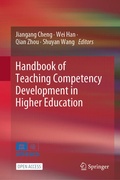 Cover: Handbook of Teaching Competency Development in Higher Education - Springer