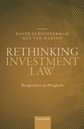 Cover: Rethinking Investment Law - Oxford University Press