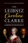 Bild: The Leibniz-Caroline-Clarke Correspondence - OUP eBook