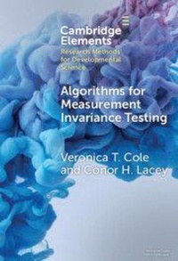 Enlarge image Cover: Algorithms for Measurement Invariance Testing - Cambridge University Press