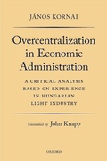 Bild: Overcentralization in Economic Administration - OUP eBook