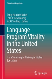 Enlarge image Cover: Language Program Vitality in the United States - Springer